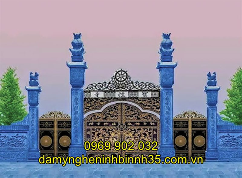 Mẫu cổng đá nhà thờ họ