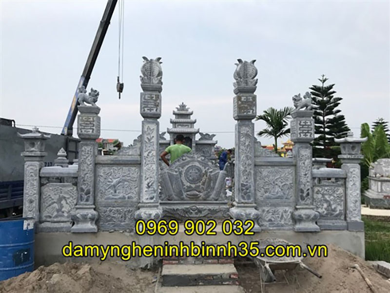 Mẫu cổng đá nhà thờ họ
