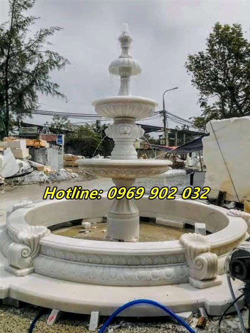 Mẫu đài phun nước bằng đá