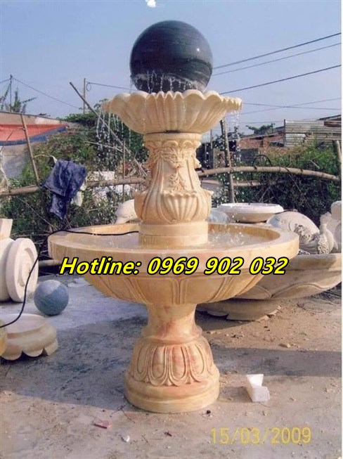 đài phun nước bằng đá