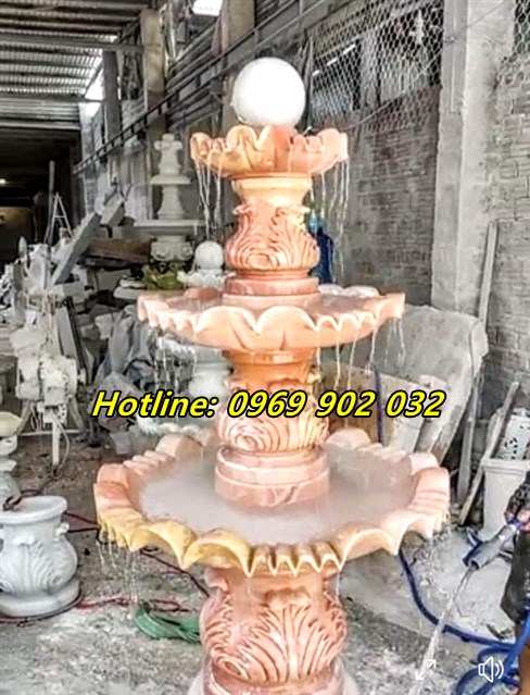 đài phun nước bằng đá
