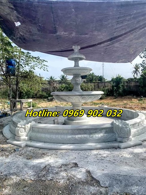 đài phun nước bằng đá