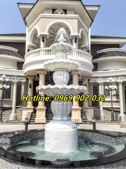 đài phun nước bằng đá