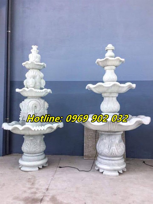 Mẫu đài phun nước bằng đá