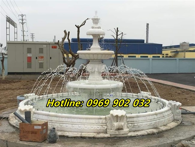 đài phun nước bằng đá