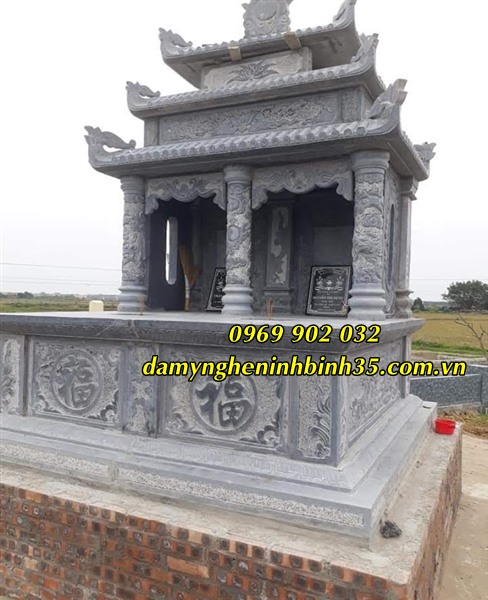 Địa chỉ bán các mẫu mộ đá đôi đẹp tại Bắc Giang uy tín chất lượng nhất