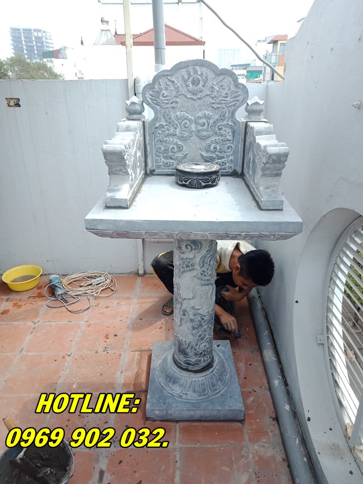 Địa chỉ sản xuất thi công những mẫu cây hương bằng đá đẹp chuẩn phong thủy hiện nay