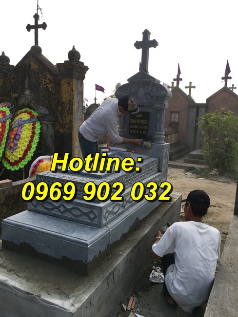 Địa chỉ sản xuất và thi công mộ đá đẹp chất lượng tốt nhất bán tại Nghệ An