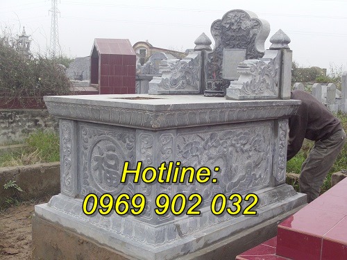 Giá thành của mẫu mộ bằng đá nguyên khối đẹp bán tại Bình Định