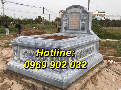 Giá thành của mẫu mộ bằng đá nguyên khối đẹp bán tại Hà Nội