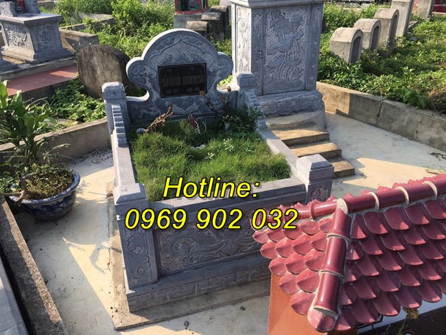 Giá thành của mẫu mộ bằng đá nguyên khối đẹp bán tại Hải Phòng