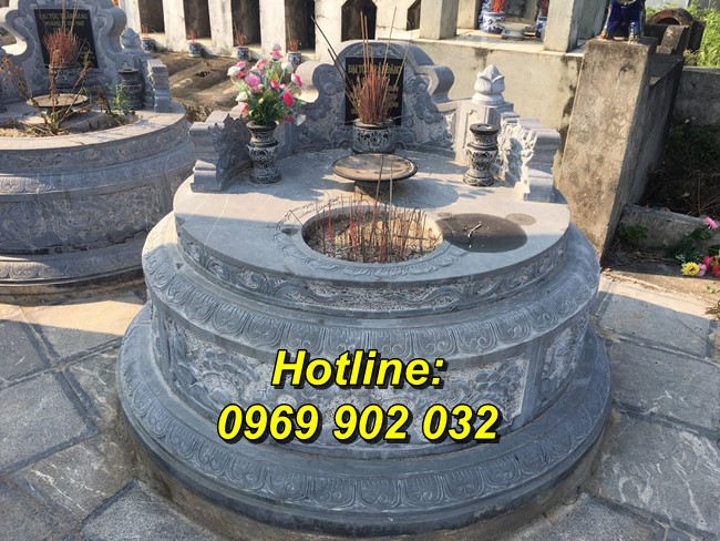 Giá thành của mẫu mộ đá tròn giá rẻ bán tại Hải Phòng