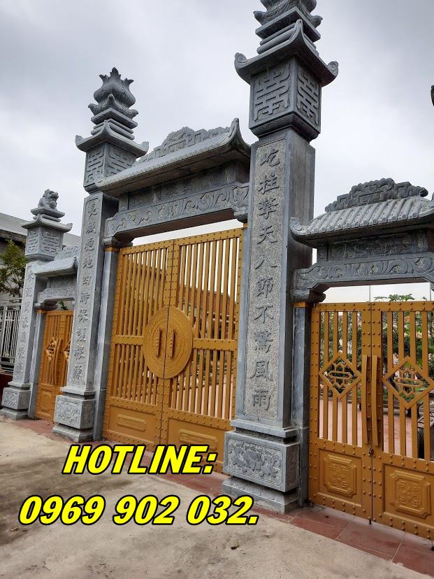 Giá thành của những mẫu cổng đá đẹp nhất hiện nay 2023