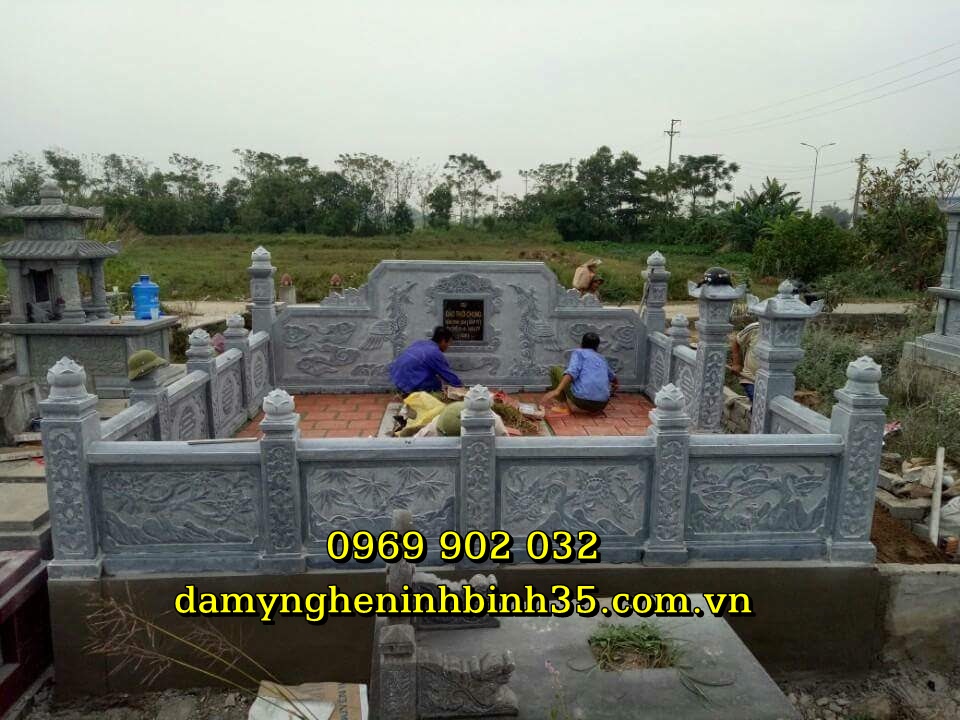 khu lăng mộ đá phong thuỷ đẹp