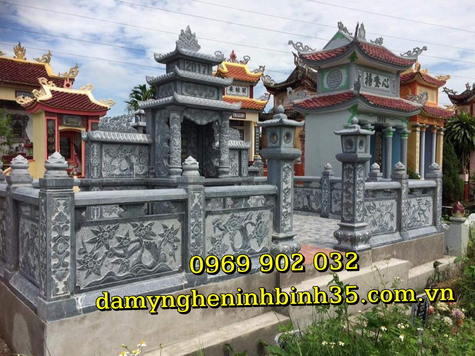 lăng mộ đá xanh giá rẻ