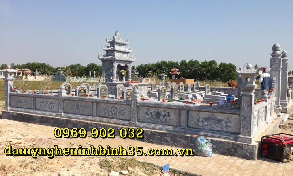 khu lăng mộ đá xanh cao cấp