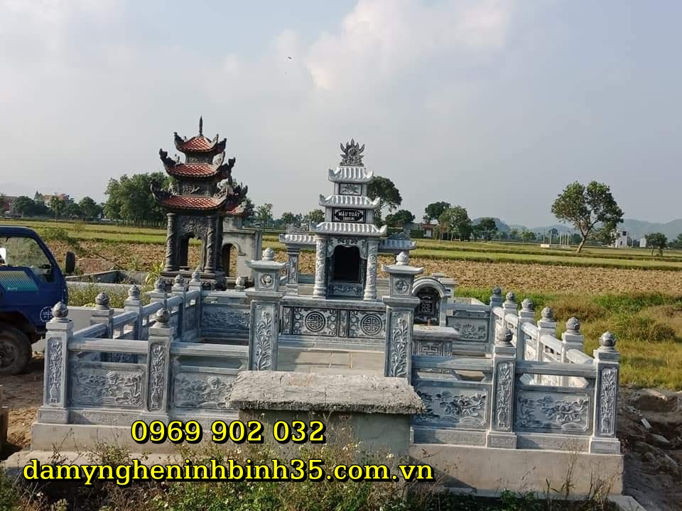 khu lăng mộ đá xanh cao cấp