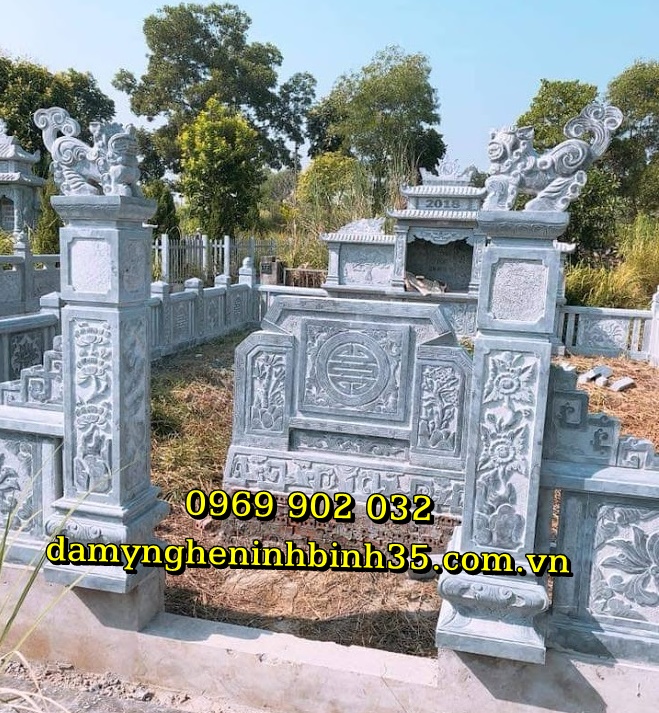 khu lăng mộ đá xanh cao cấp