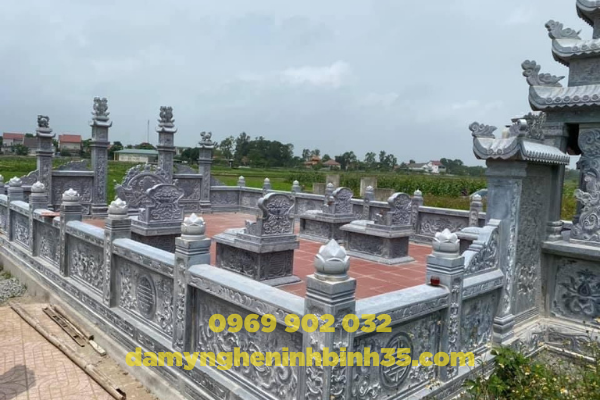 khu lăng mộ đá xanh cao cấp