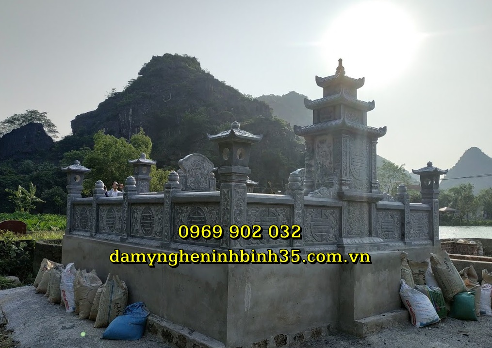 Khu lăng mộ đá cao cấp nhất lắp tại Hải Phòng