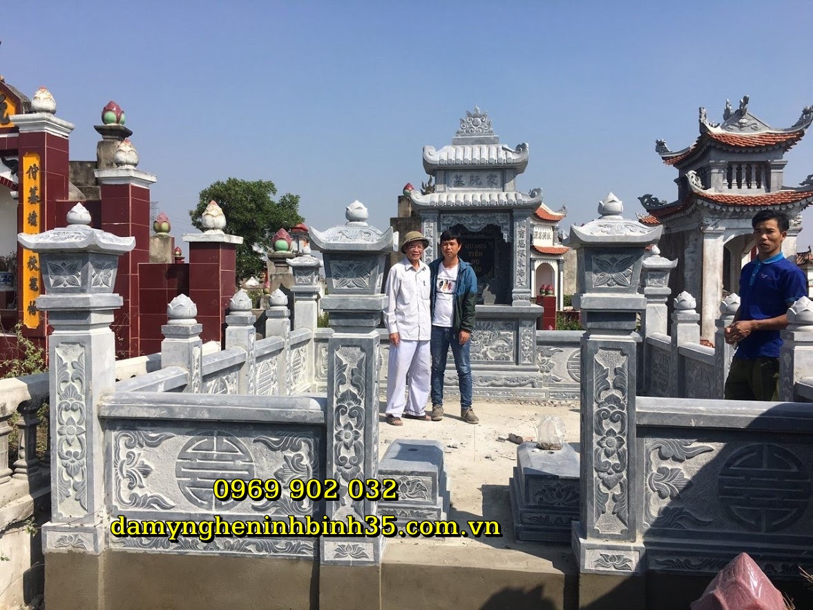 Khu lăng mộ đá cao cấp nhất lắp tại Hải Phòng