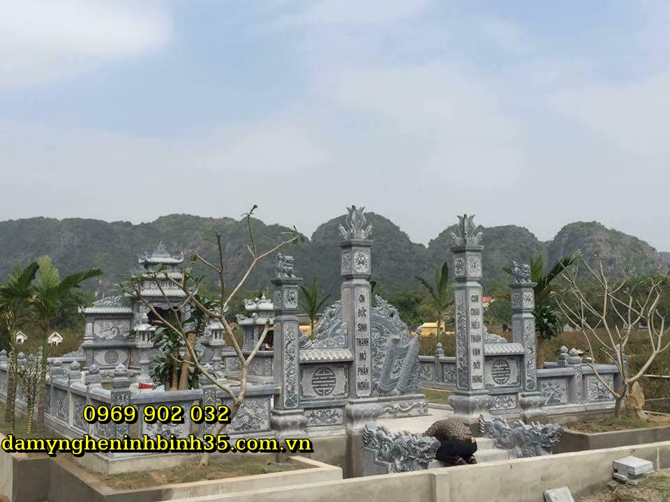 khu lăng mộ đá xanh cao cấp