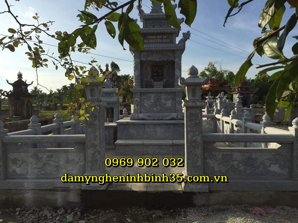 khu lăng mộ đá xanh cao cấp