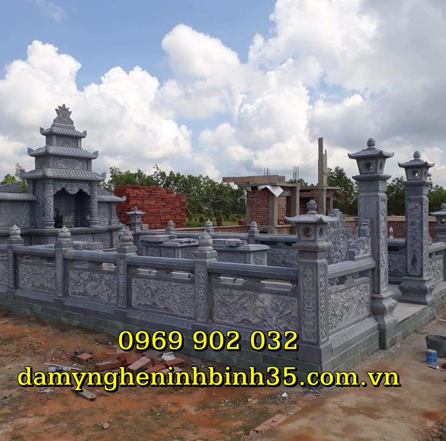 khu lăng mộ đá xanh cao cấp