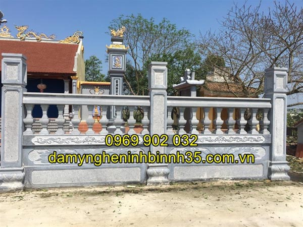 lan can đá ninh bình