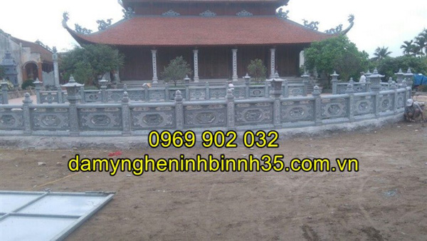 lan can đá ninh bình