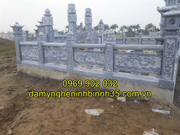 lan can đá ninh bình