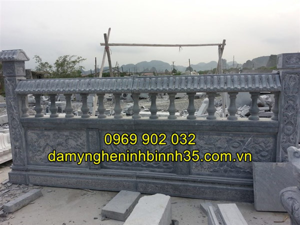 lan can đá ninh bình