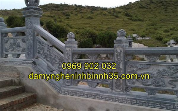 lan can đá ninh bình
