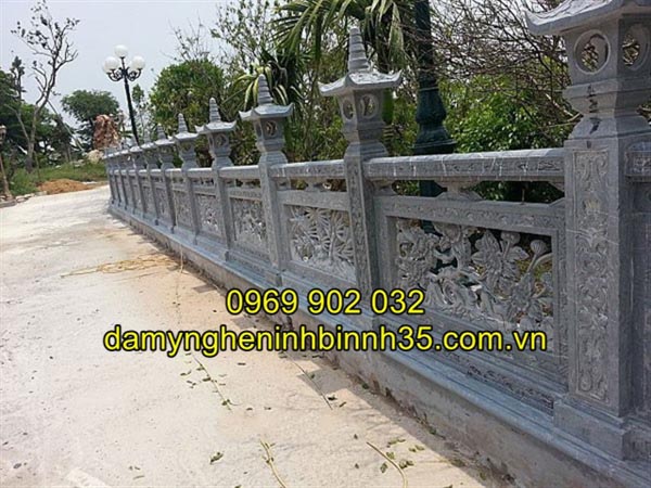 hàng rào đá lăng mộ