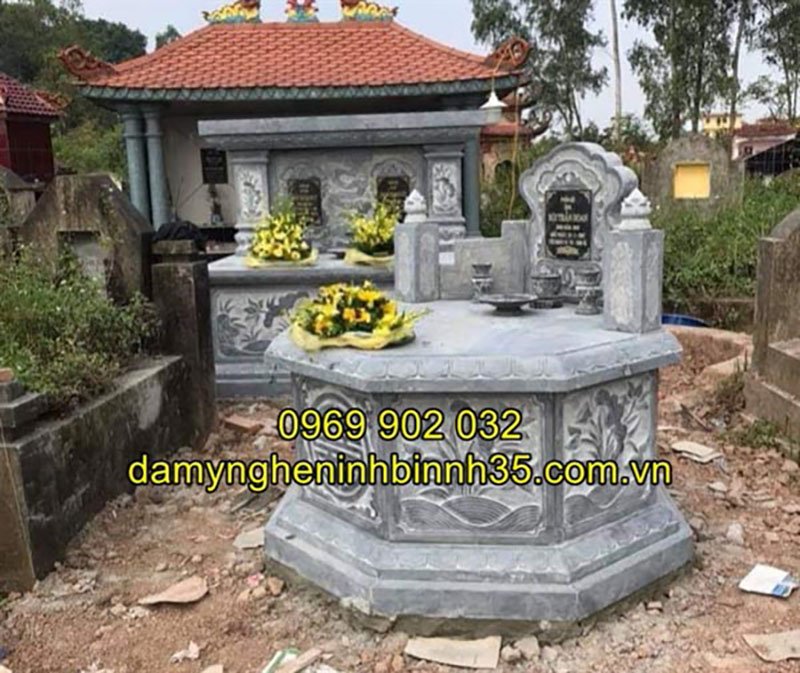 Mẫu mộ đá lục giác