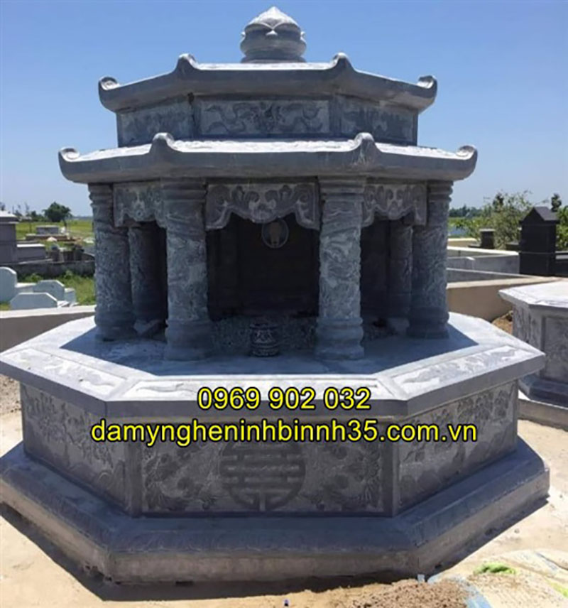 Mẫu mộ đá lục giác