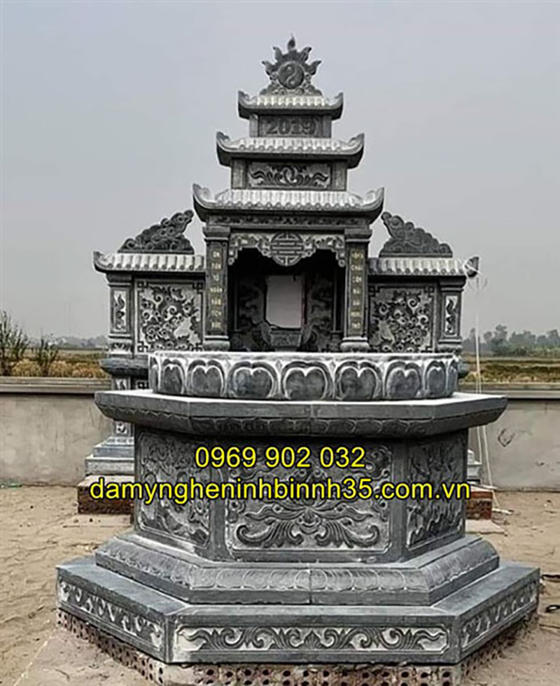Mẫu mộ đá lục giác