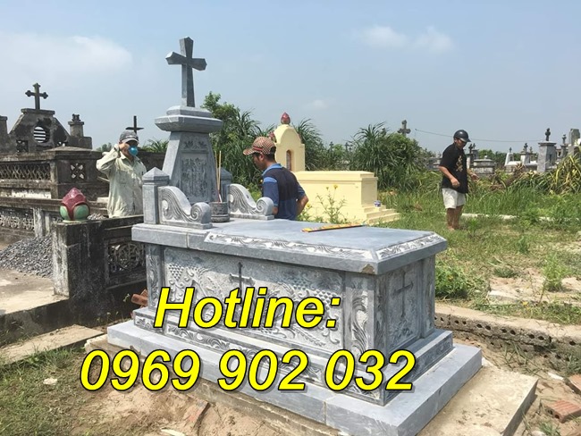 Mẫu mộ bằng đá nguyên khối đẹp bán tại Quảng Nam