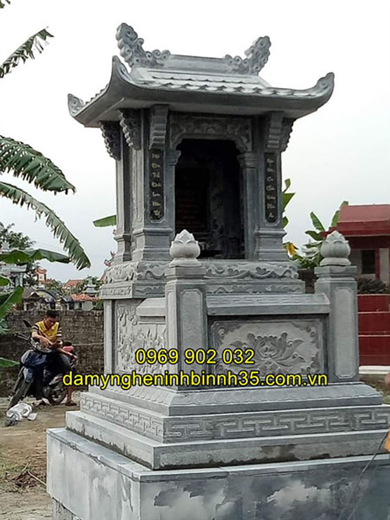 Mẫu mộ đá một mái