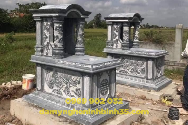 Giá thành của mẫu mộ đá một mái đẹp giá rẻ bán tại Hà Nam