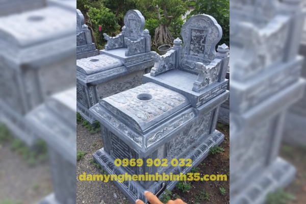 mộ đá tam cấp đẹp
