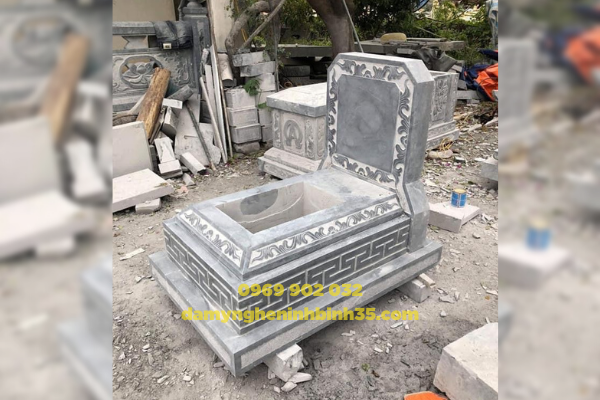 mộ đá tam cấp đẹp