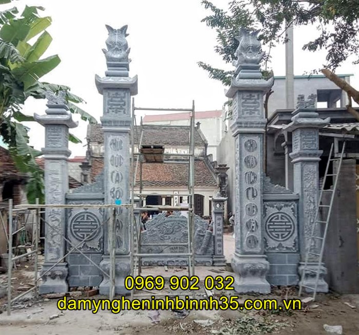 Mẫu cổng chùa đẹp tại Hải Dương