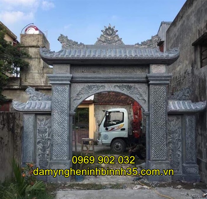 Mẫu cổng chùa đẹp tại Hải Dương