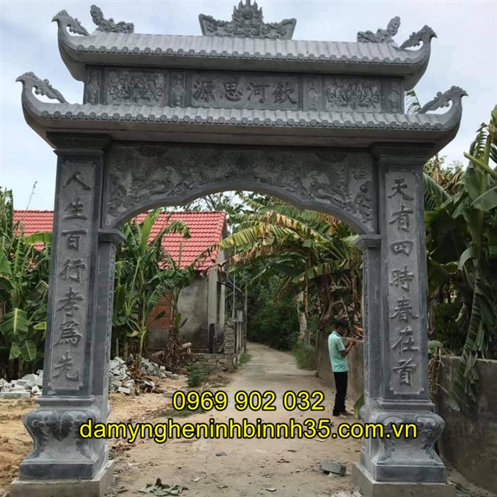 Mẫu cổng chùa đẹp tại Hải Dương