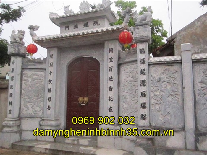 Mẫu cổng chùa đẹp tại Hải Dương