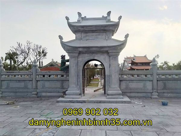 cổng đá đình chùa