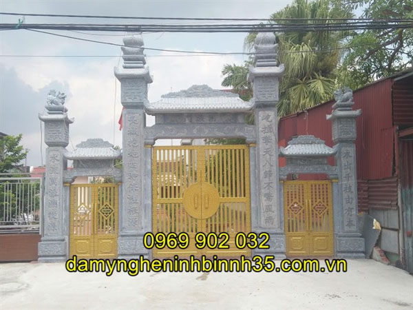 cổng tam quan đá