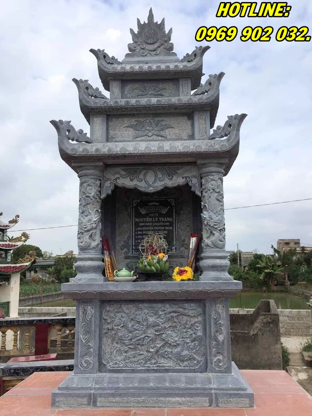 Mẫu lăng mộ bằng đá giá rẻ hiện nay bán tại Hưng Yên