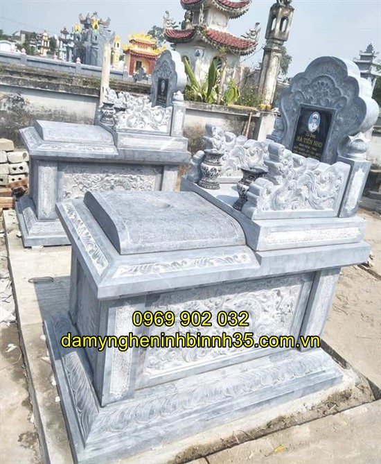 Mẫu mộ bành đá đẹp tại Hải Dương